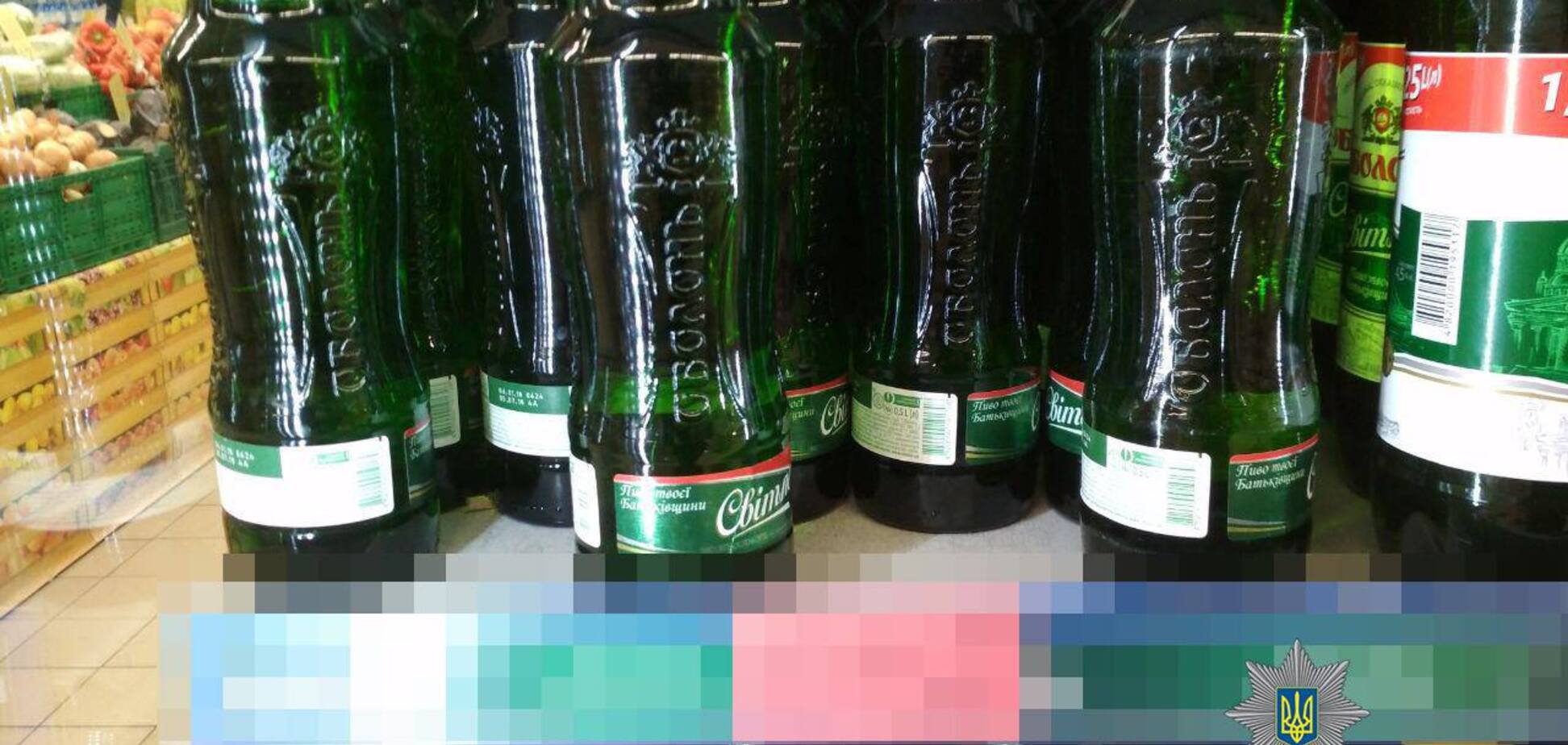 В Запорожье копы занялась сетевыми супермаркетами, которые ночью продают алкоголь (ФОТО)