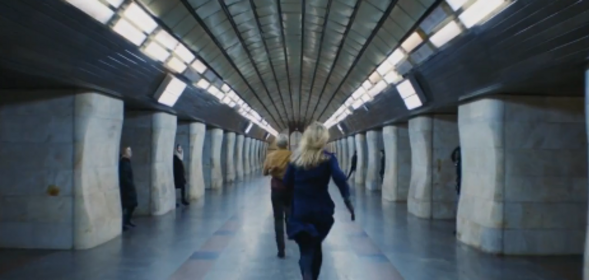 Съемки рекламы в киевском метро