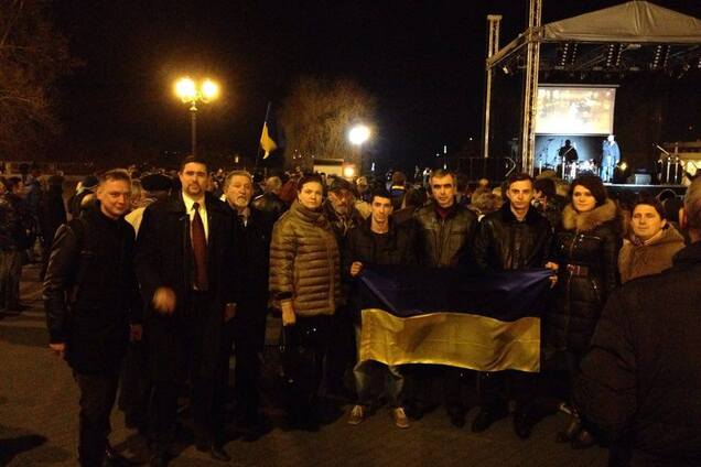 Вместе победим: в Одессе прошла акция ко Дню достоинства и свободы