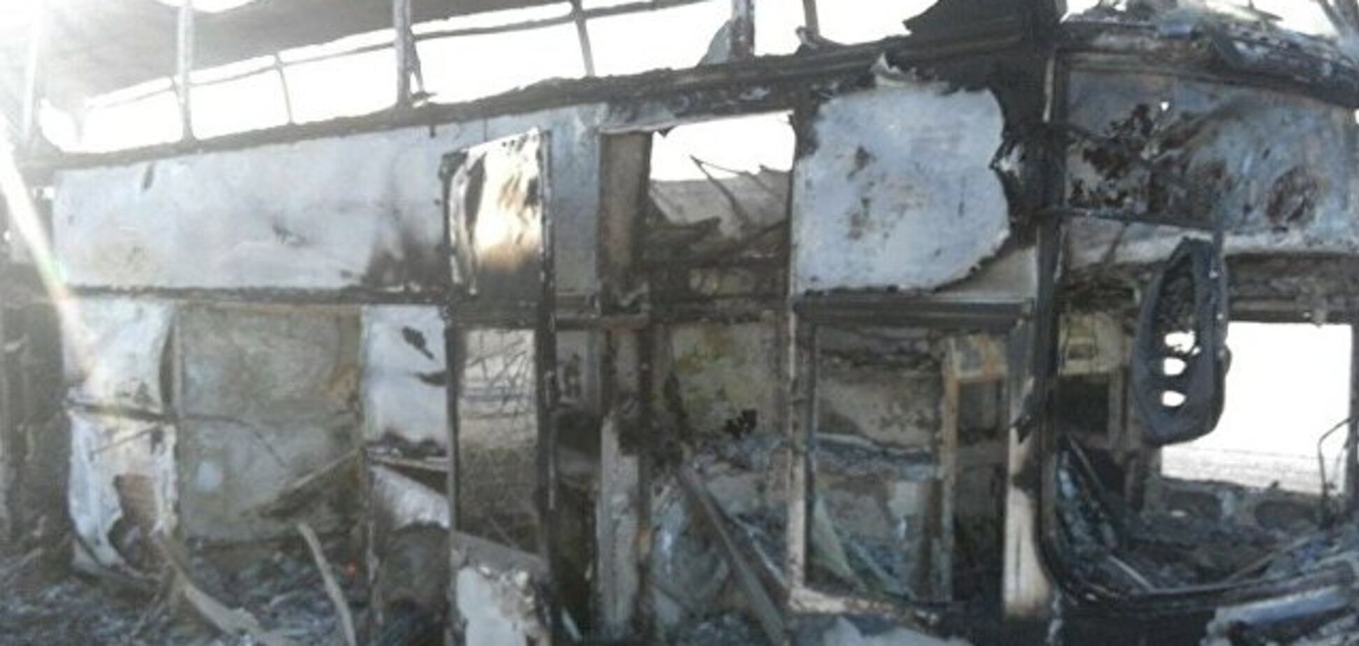 В Казахстане рассказали о выживших в сгоревшем автобусе