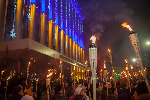 Факельный марш в Днепре глазами человека из оккупации