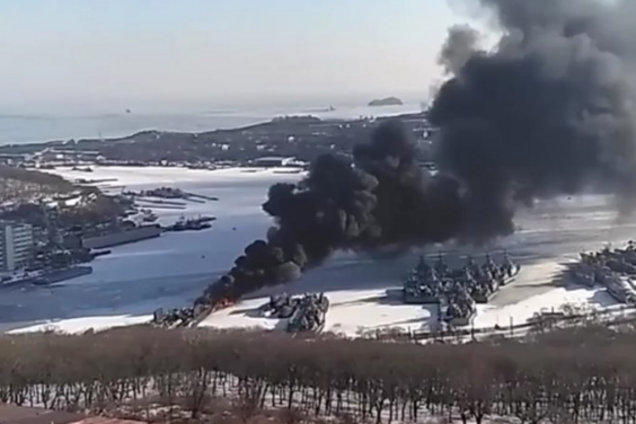 Пожар в России