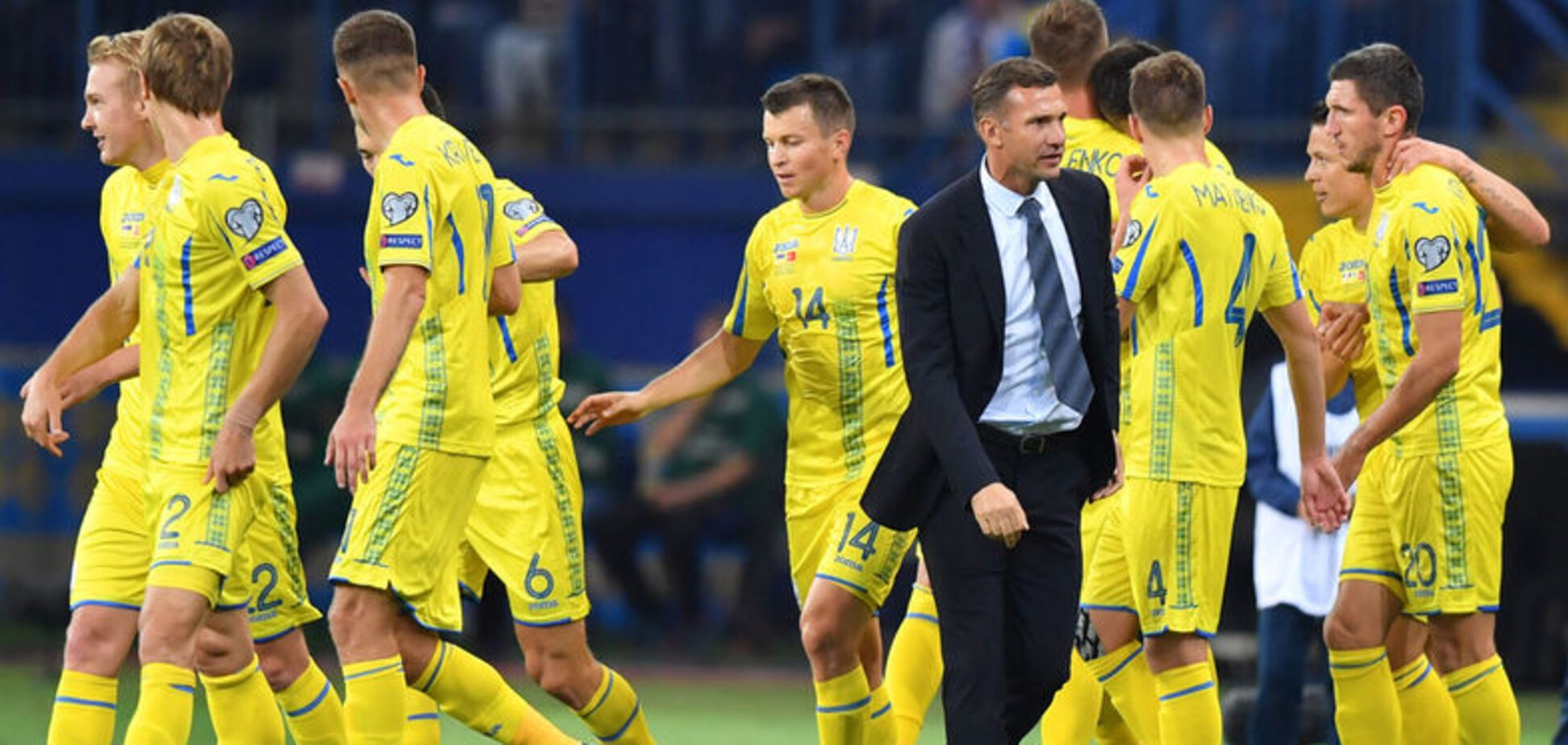 Сборная Украины получила соперников в Лиге наций УЕФА