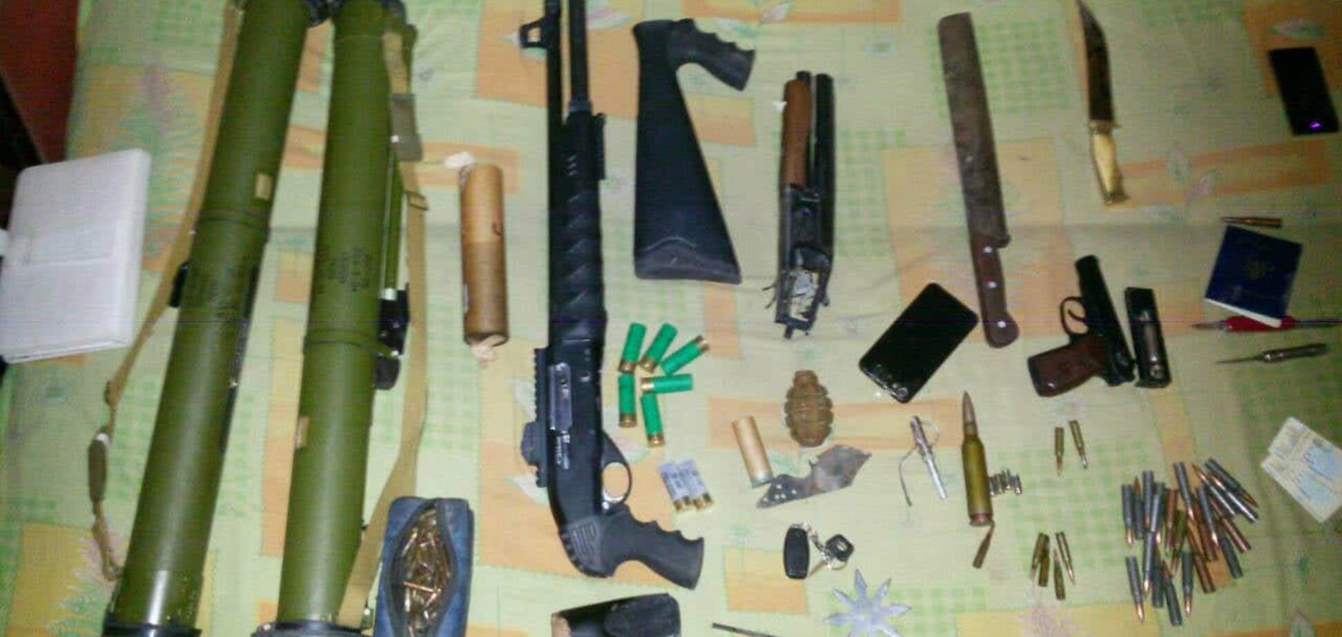 Гранатометы РПГ-26 и стрелковое оружие: результат обыска в Запорожье (ФОТО)