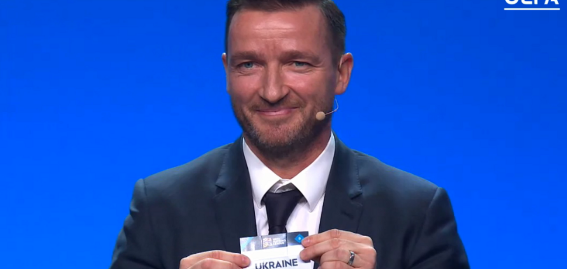 На жеребьевке Лиги наций УЕФА произошел курьез с Украиной и Россией: фотофакт