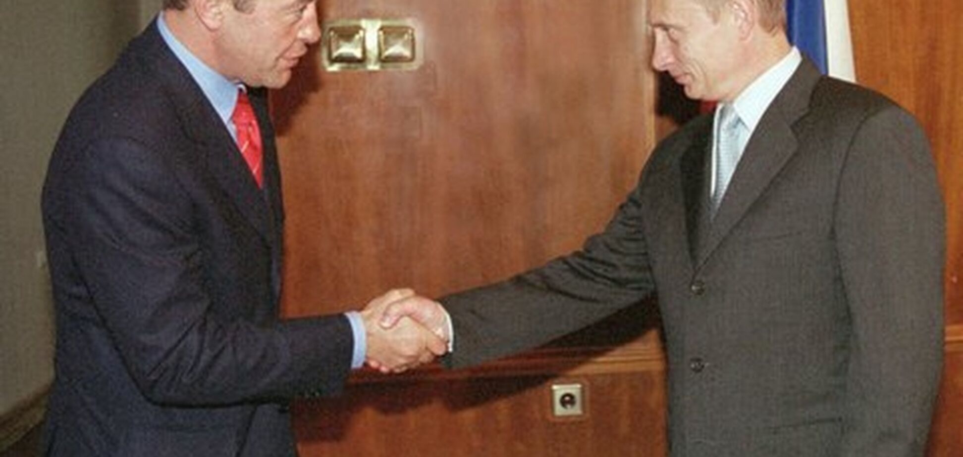 Михаил Лесин и Владимир Путин