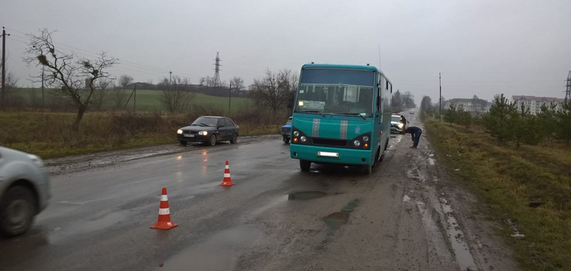 На Львовщине произошло страшное ДТП с маршруткой