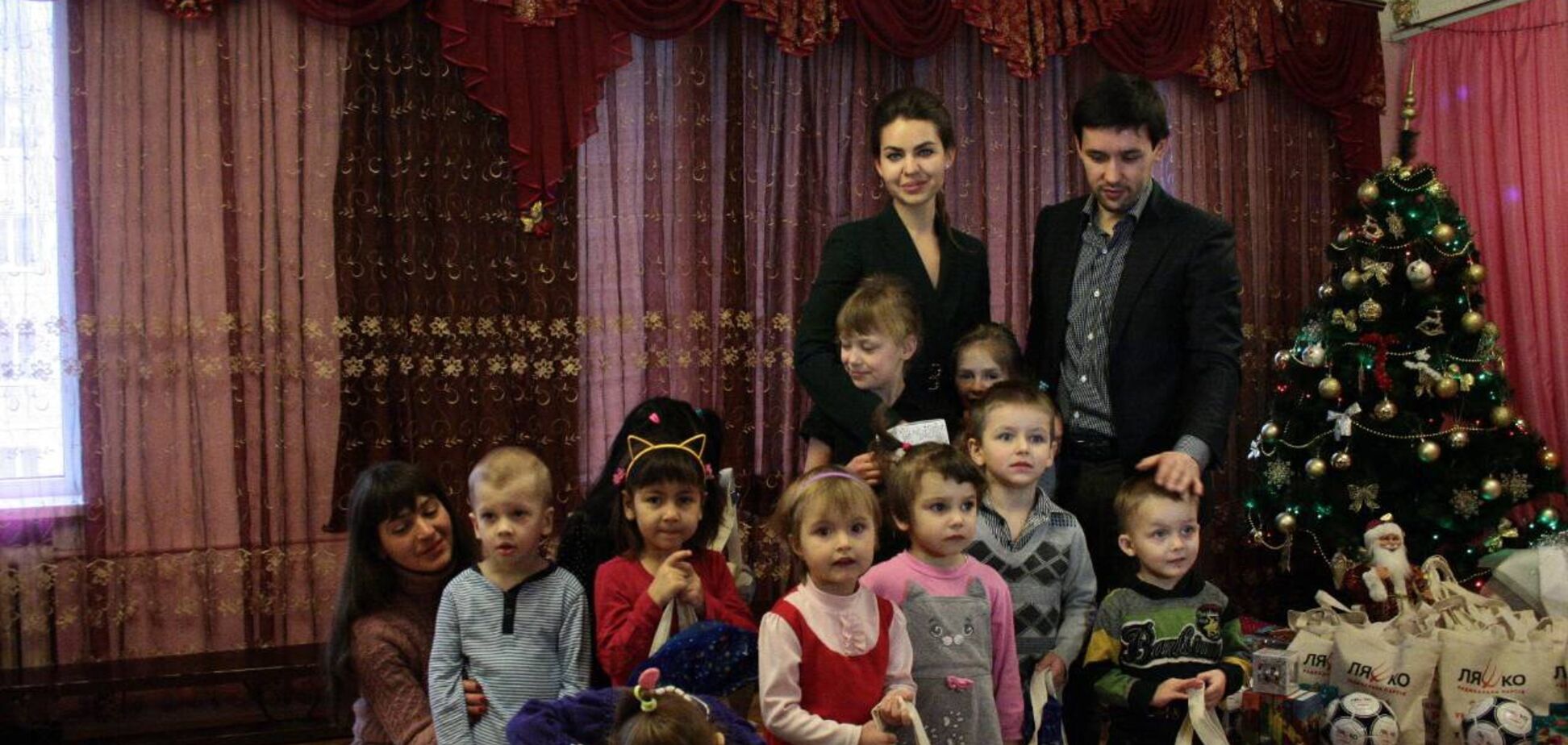 Соратники Ляшко устроили праздник детям из Харьковского реабилитационного центра