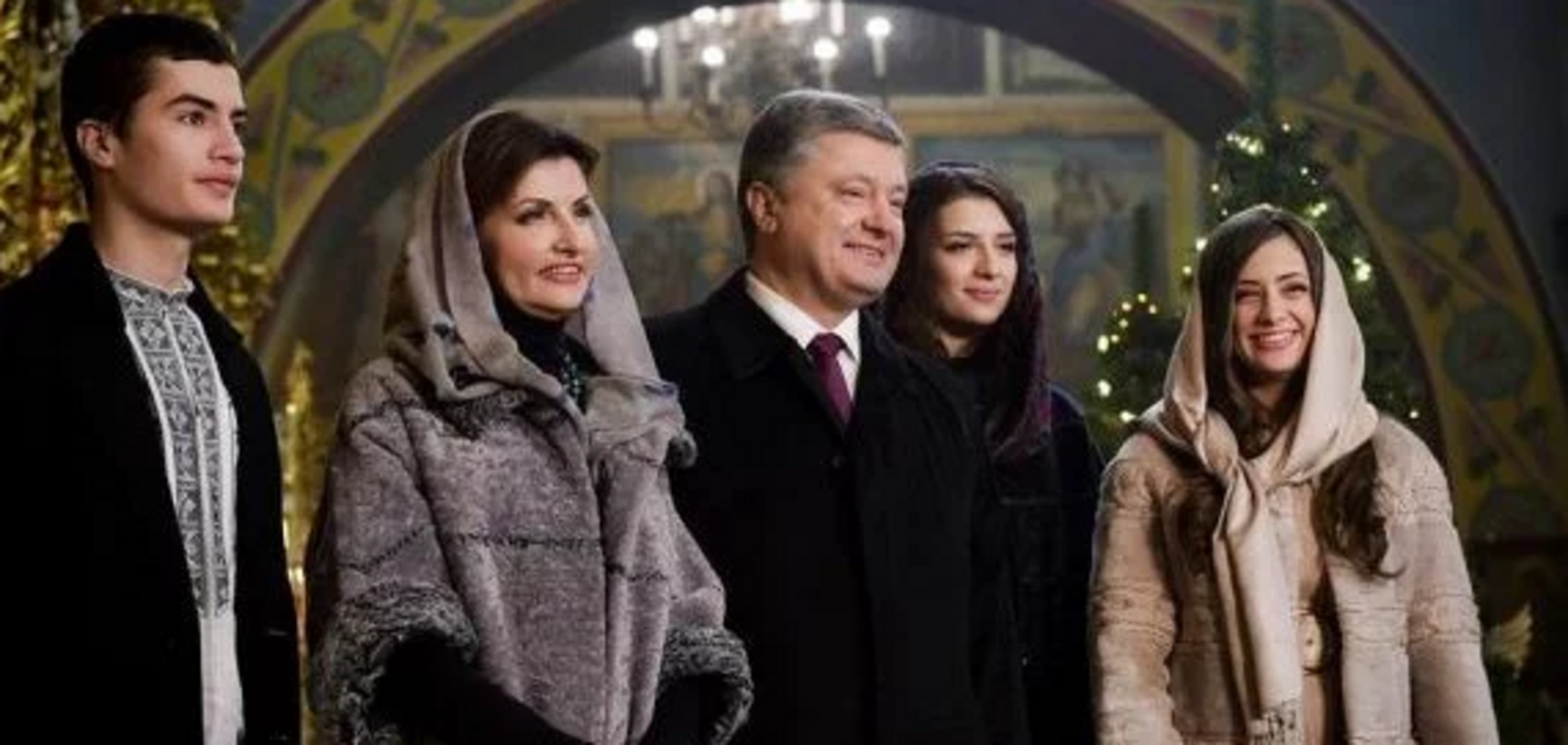 Порошенко с семьей