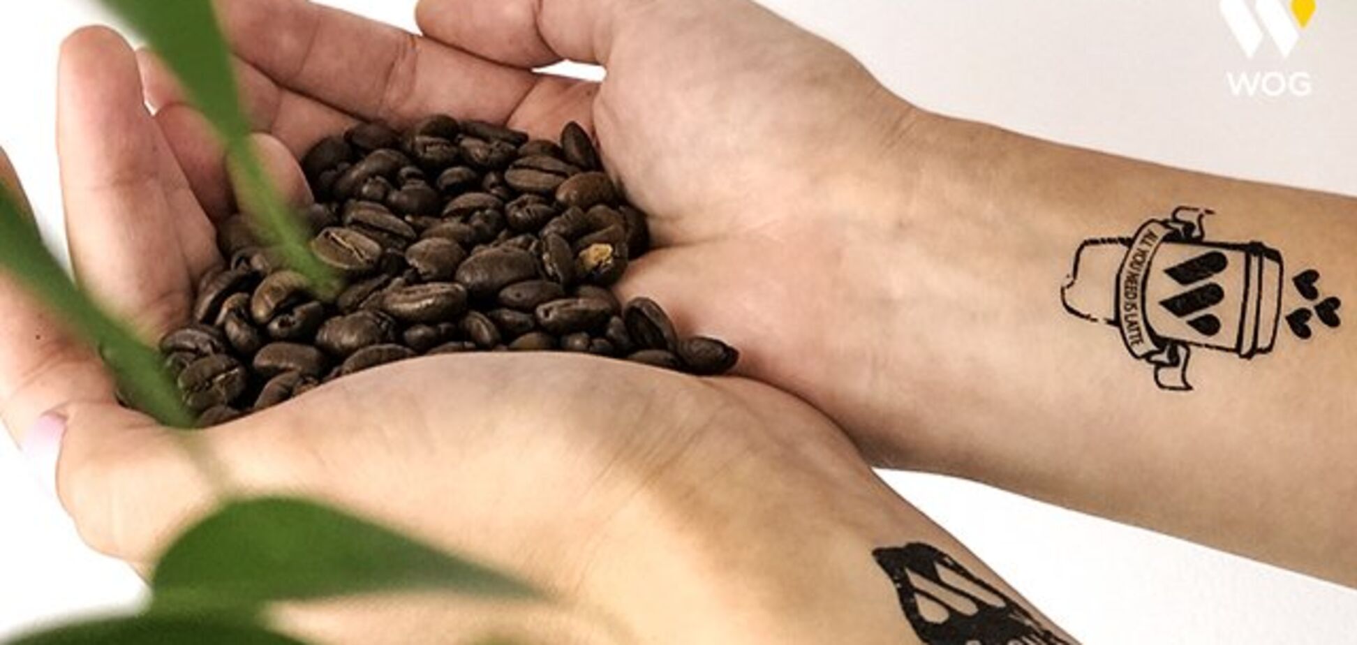 WOG поздравил своих клиентов с Днем кофе и татуировки