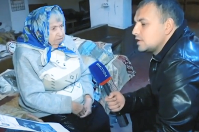 ''Стріляють українці!'' Пропагандисти Путіна використали бабусю для нахабного фейку