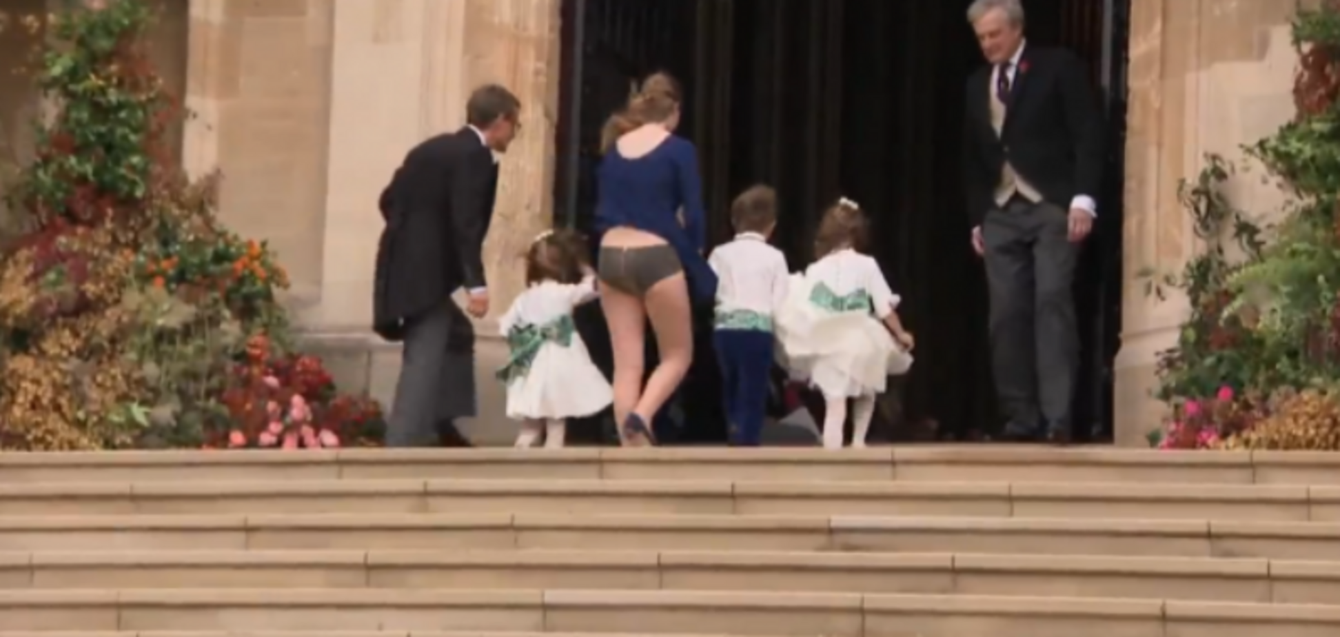 На весіллі внучки Єлизавети II жорстко осоромилася няня: фотофакт