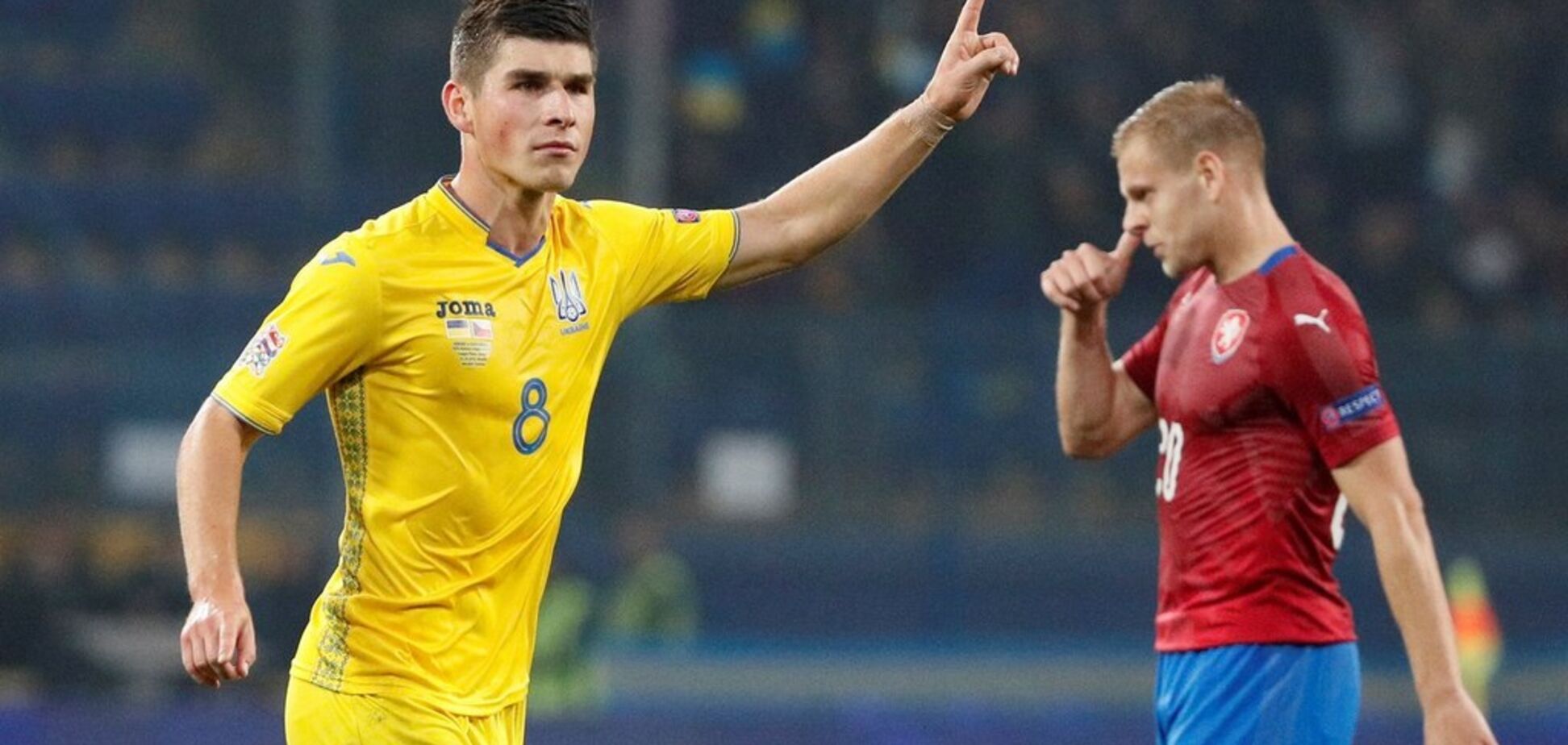Футболіст збірної України забив фантастичний гол у матчі Ліги націй