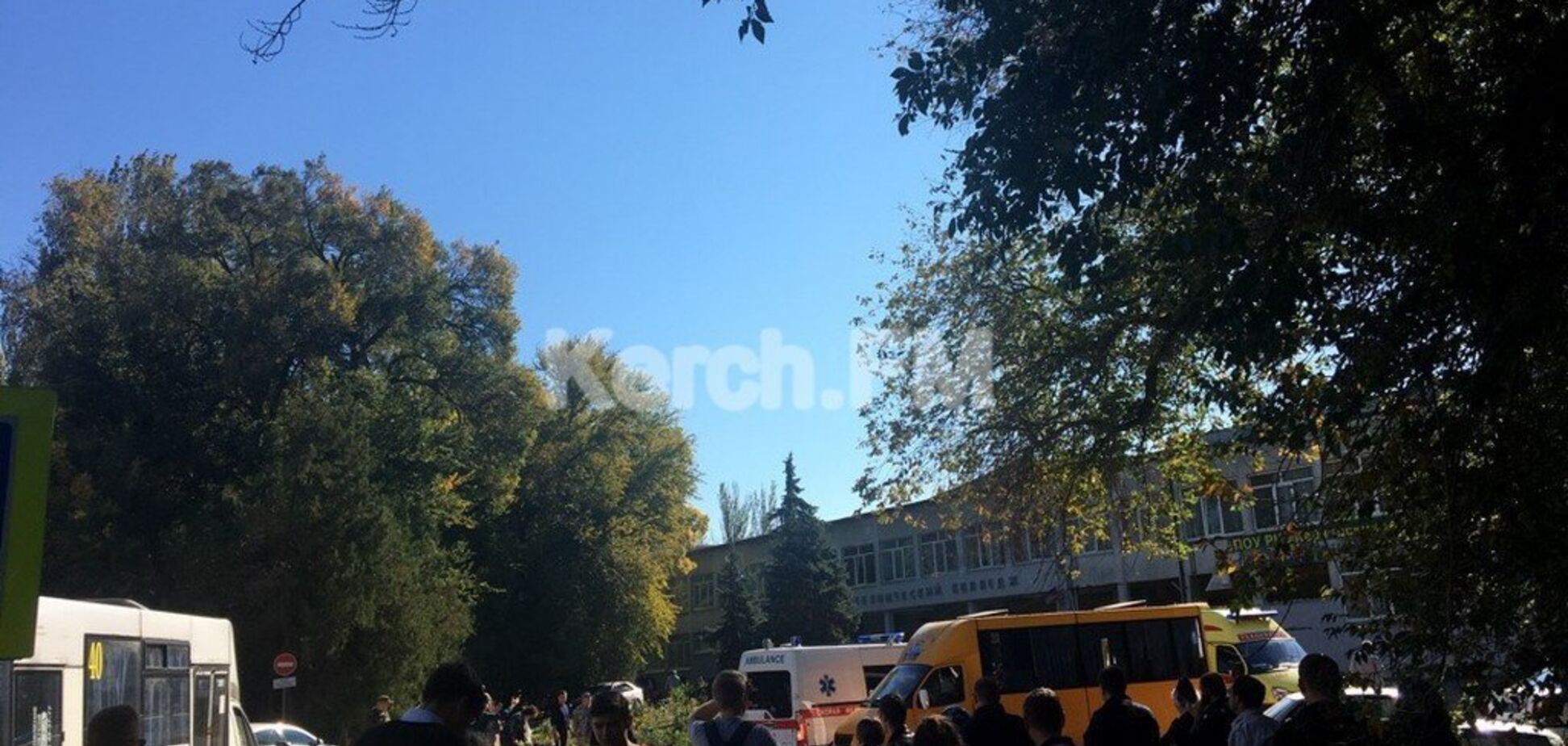 ''Там люди з автоматами'': з'явилися подробиці з місця вибуху у Керчі