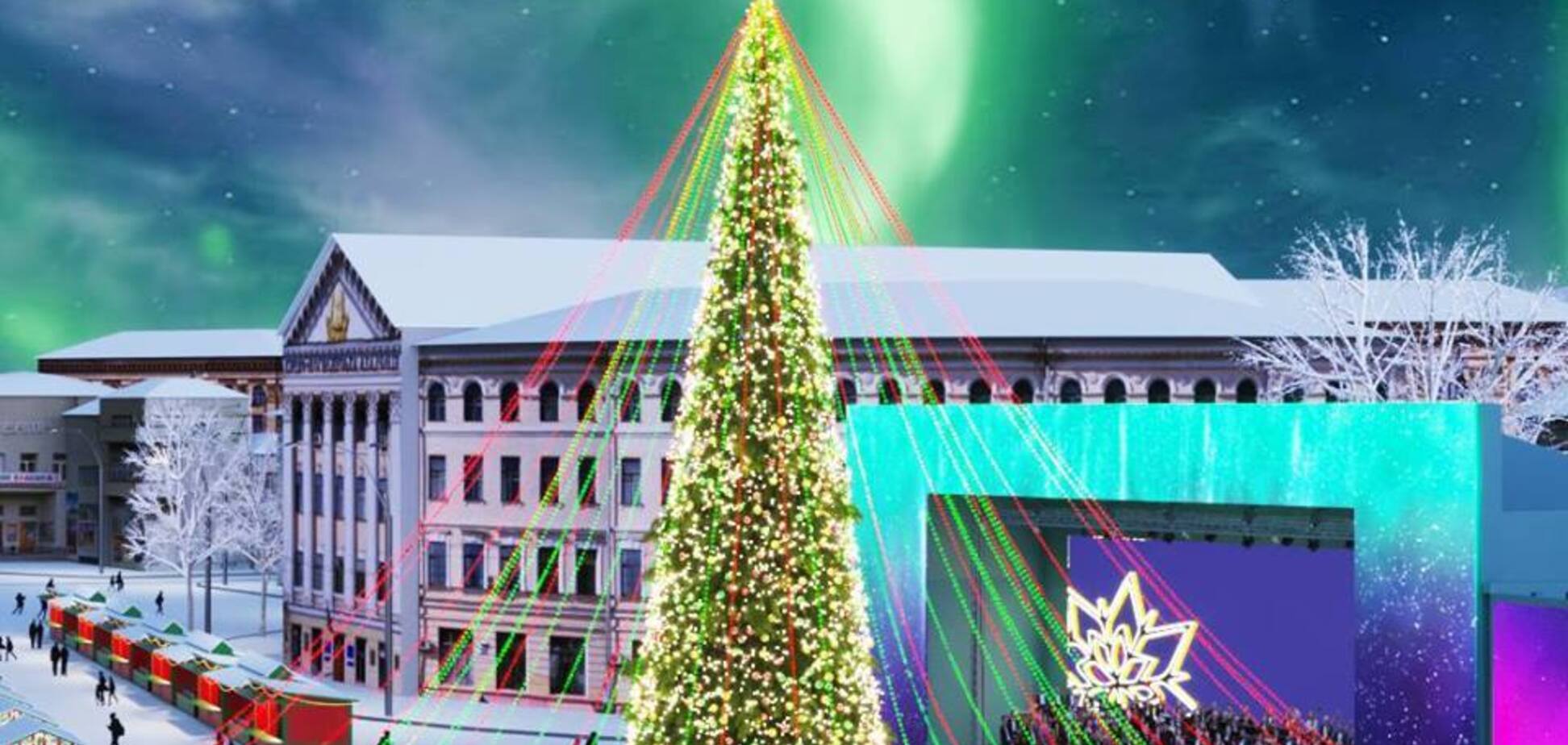 Стало известно, как будет выглядеть главная елка Украины: фото