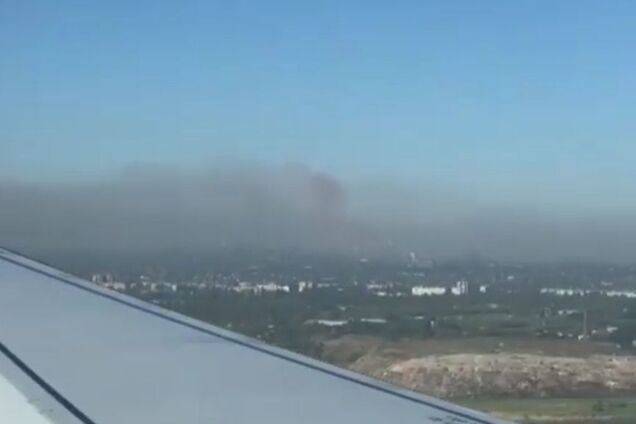 ''Одеяло смерти'': над Запорожьем заметили опасное облако