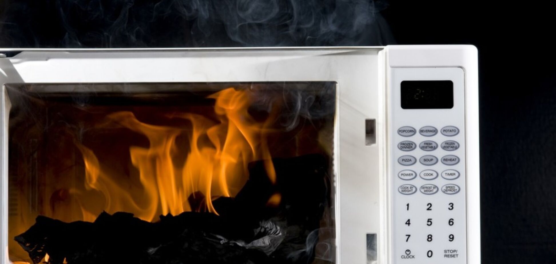 В Запорожской области микроволновая печь спровоцировала пожар в квартире 