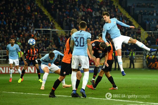 'Шахтар' розгромно програв 'Манчестер Сіті' у Лізі чемпіонів