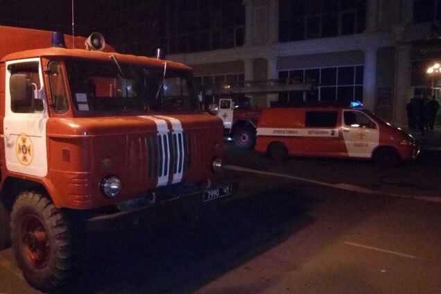 На одесском стадионе 'Черноморец' произошли взрыв и возгорание