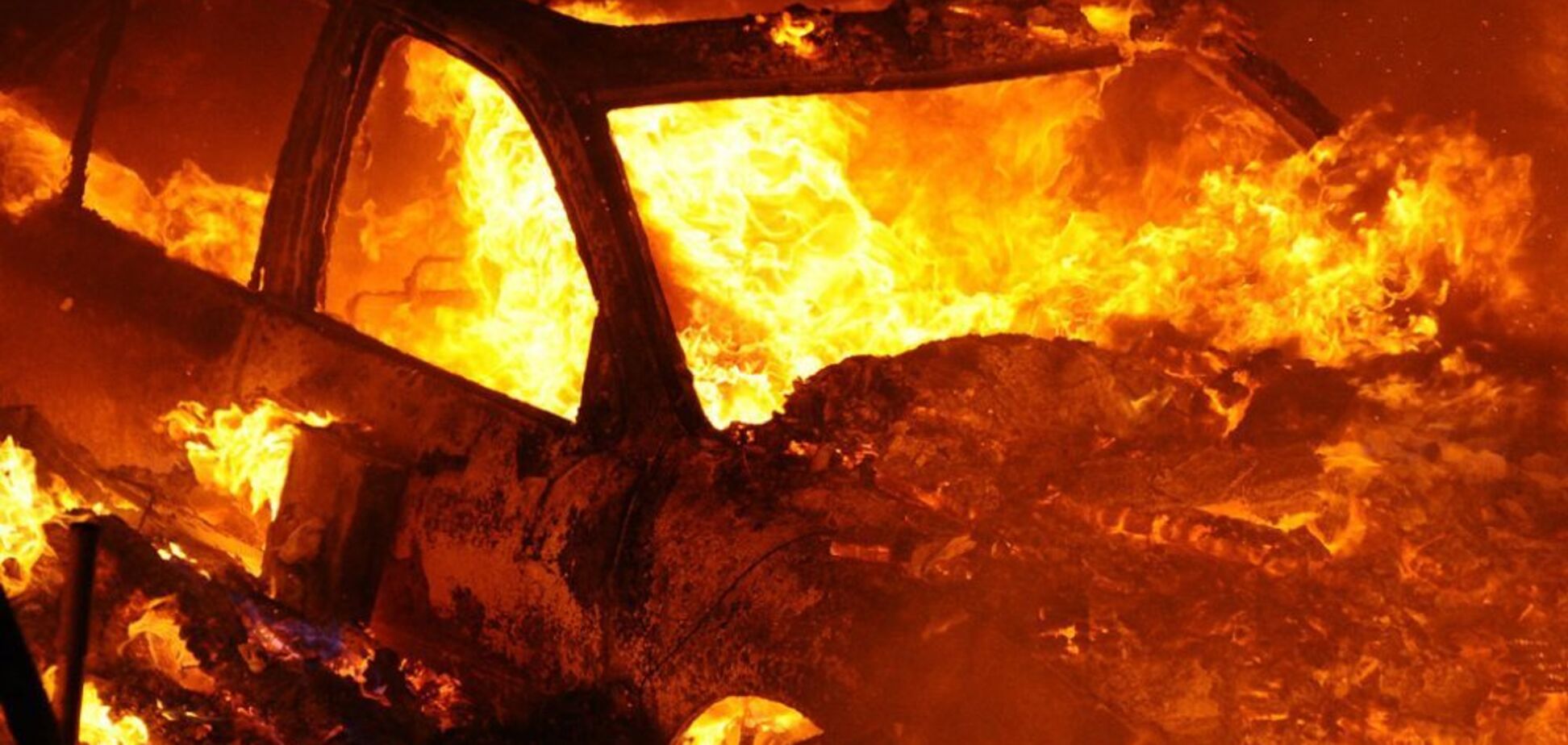 В Запорожской области сгорел  Nissan X-Trail 