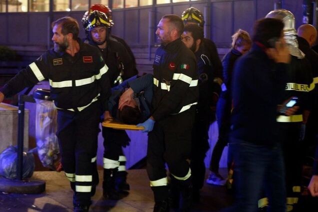 Криваве місиво у Римі: з'явилося шокуюче відео від першої особи