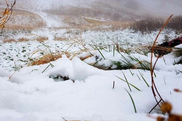 В Крыму выпал первый снег: яркие фото