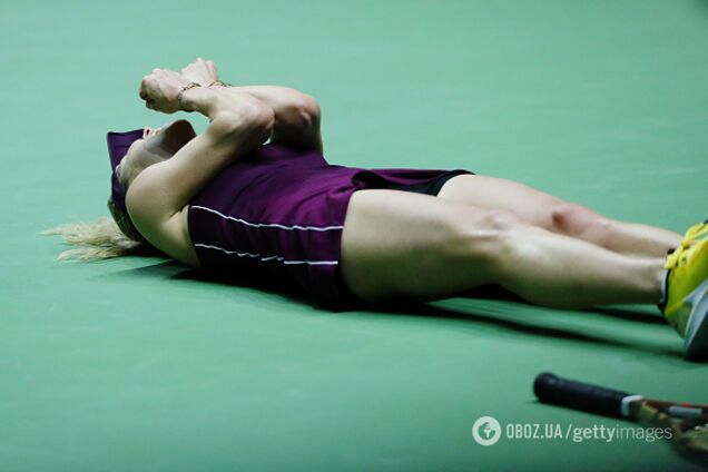 Взрыв напугал Свитолину на церемонии награждения Итогового турнира