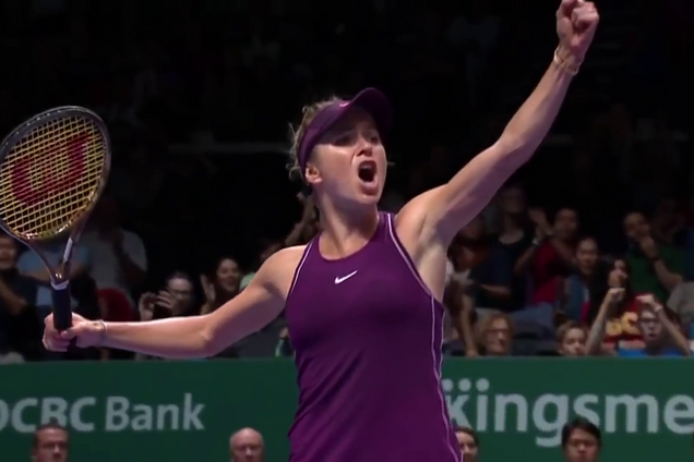 Определен лучший удар Свитолиной в финале Итогового турнира - видеофакт