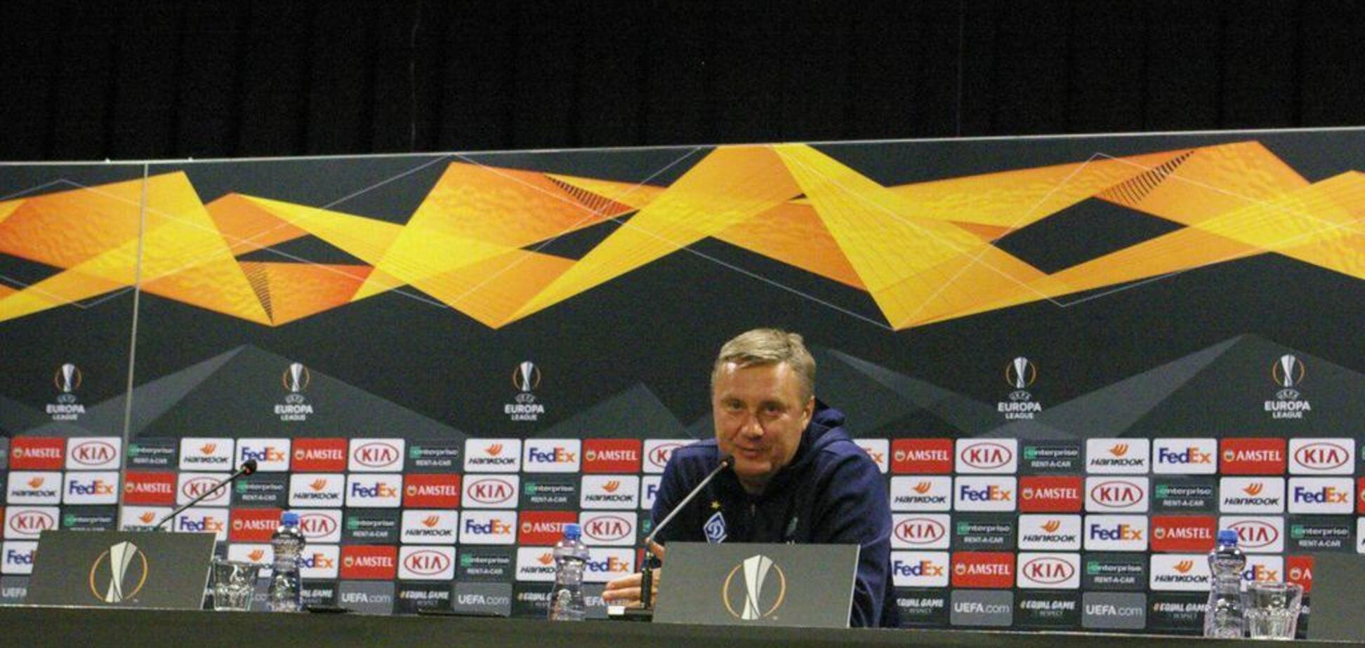 ''Давайте визначимося'': Хацкевич висловився про майбутню гру 'Динамо' в Лізі Європи