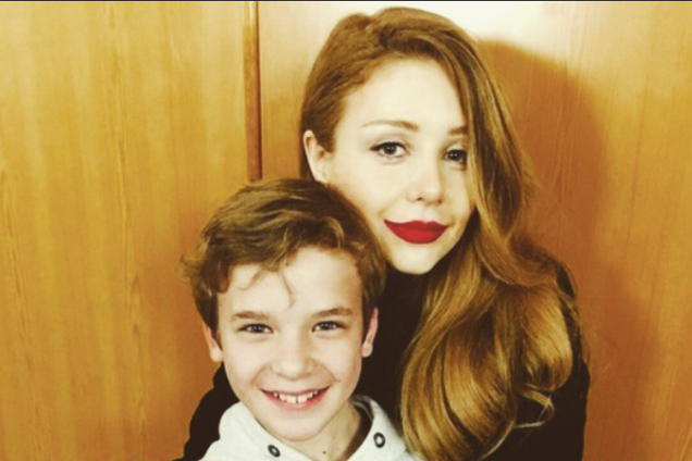 Тина Кароль с сыном