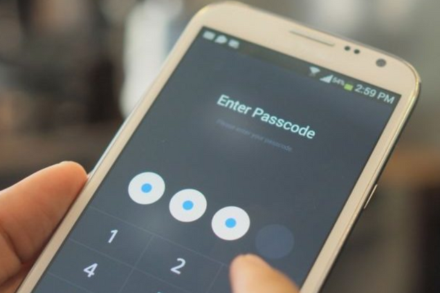 Пароль на смартфоне