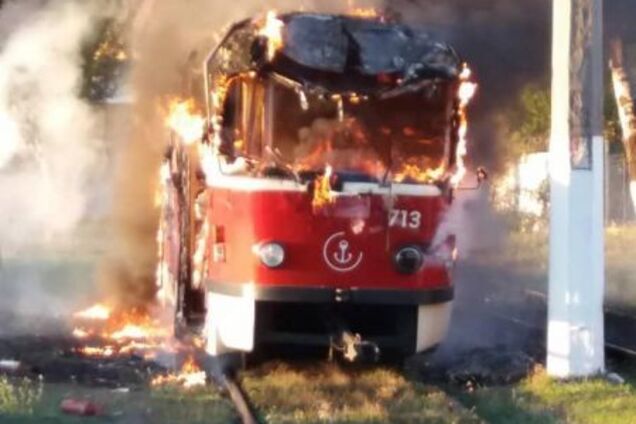 Пожар Мариуполь