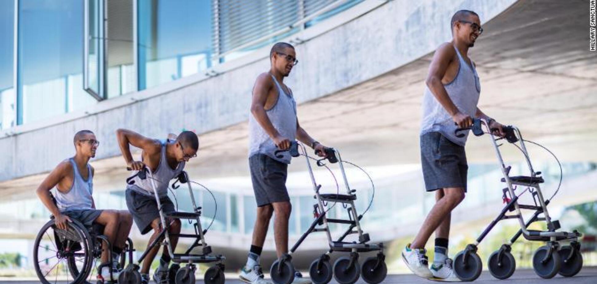 Парализованный швейцарец снова начал ходить