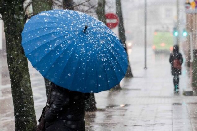 Дощі з мокрим снігом: з'явився прогноз погоди в Україні на початок наступного тижня