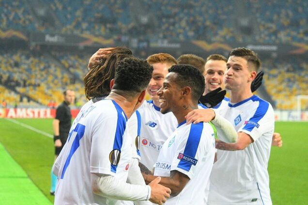 'Динамо' названо лучшей командой Лиги Европы