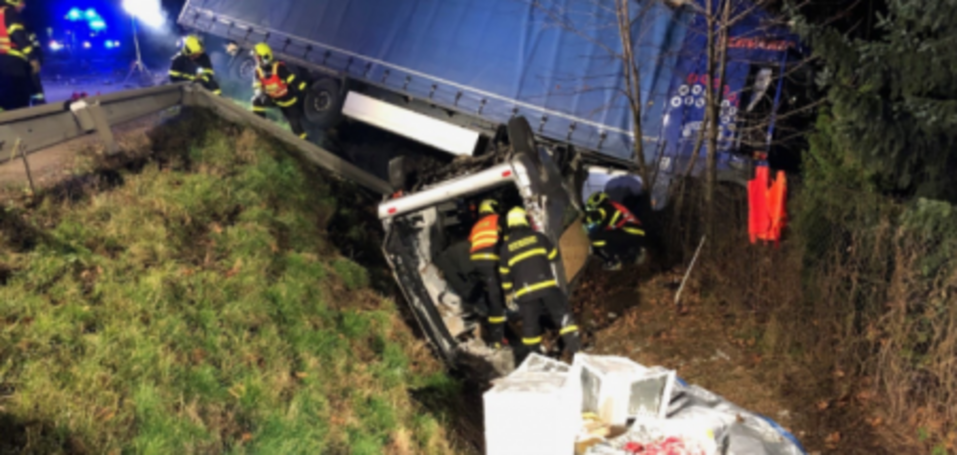 В Чехии разбился автобус с украинцами: фото и видео с места смертельного ДТП