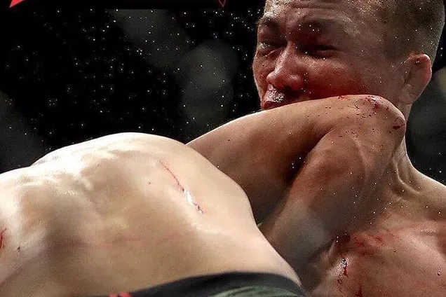 Боец UFC победил самым жутким нокаутом в истории - видеофакт