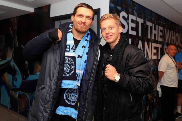 ''Українська сила'': футболіст 'Манчестер Сіті' розповів про зустріч з Усиком