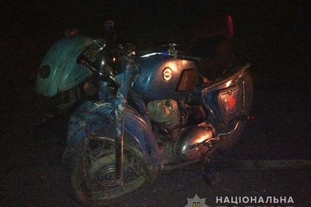 В Запорожской области мотоциклист влетел в 'Мерседес Спринтер'