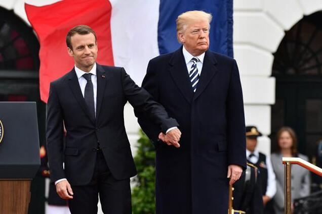 'Ми — васали': Макрон розпалив нову суперечку із Трампом