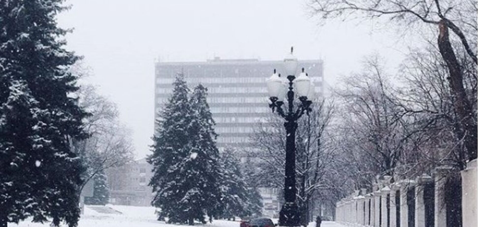 Снегопад в Днепре: в сети появились красочные фото