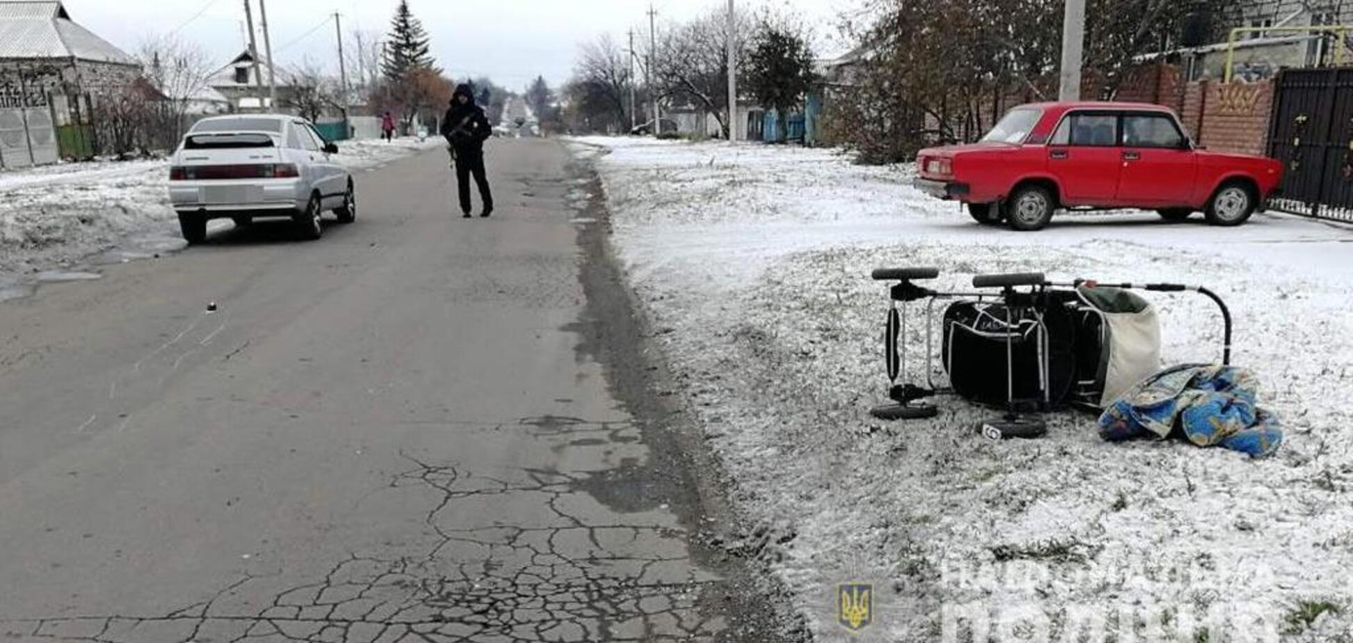 Під Дніпром п'яний збив вагітну з дитиною: фото