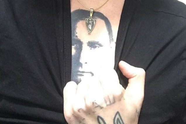 Sergey Polunin Made A Tattoo With Putin On His Chest The Reaction Of The Network Vladimir Putin Scandal With Polunin Showbiz News Photos