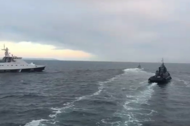 ''Пливуть на Бердянськ'': у РФ зробили дивну заяву про захоплені кораблі України