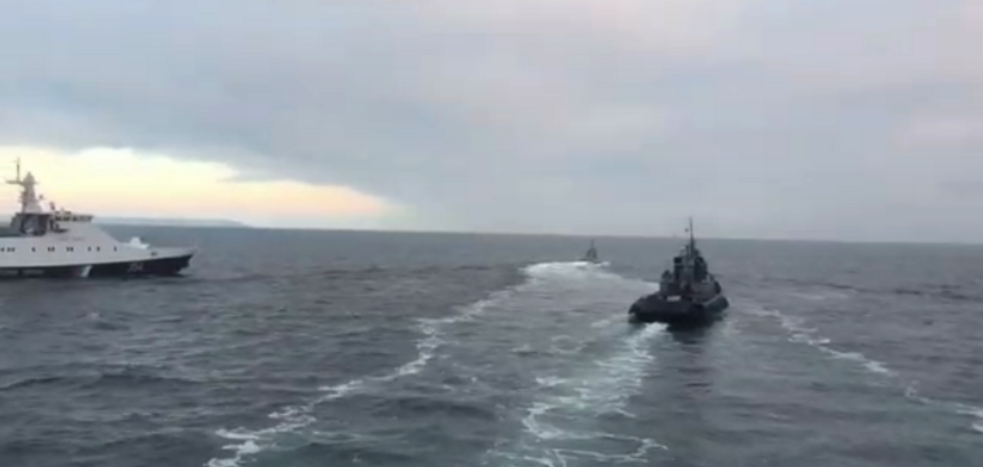 ''Пливуть на Бердянськ'': у РФ зробили дивну заяву про захоплені кораблі України