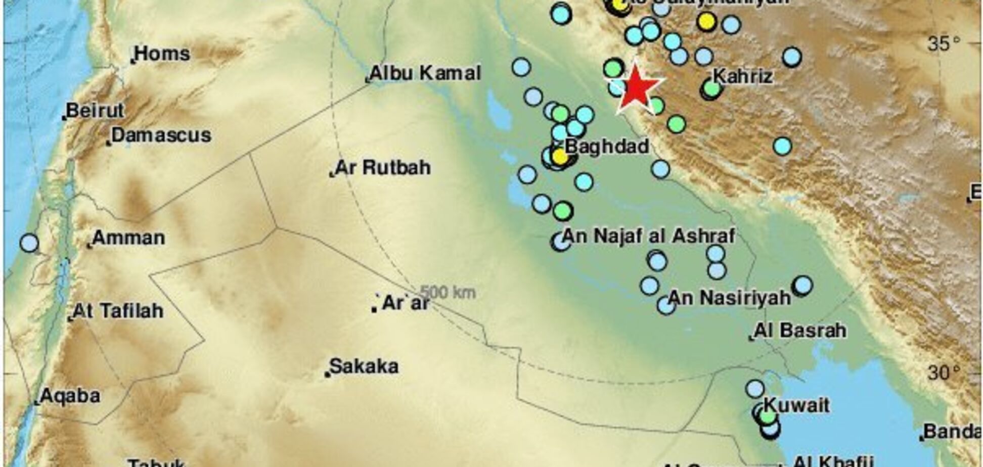 На кордоні Ірану та Іраку стався потужний землетрус: понад 500 постраждалих