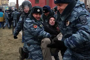 Задержание российского оппозиционера