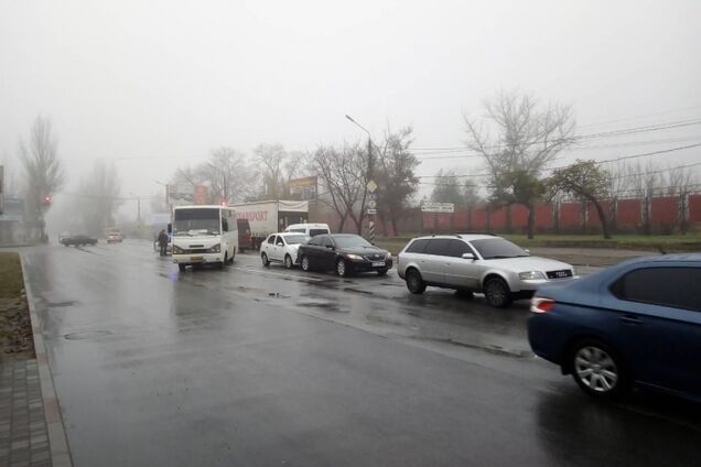 В Мелитополе автобус с пассажирами попал в ДТП