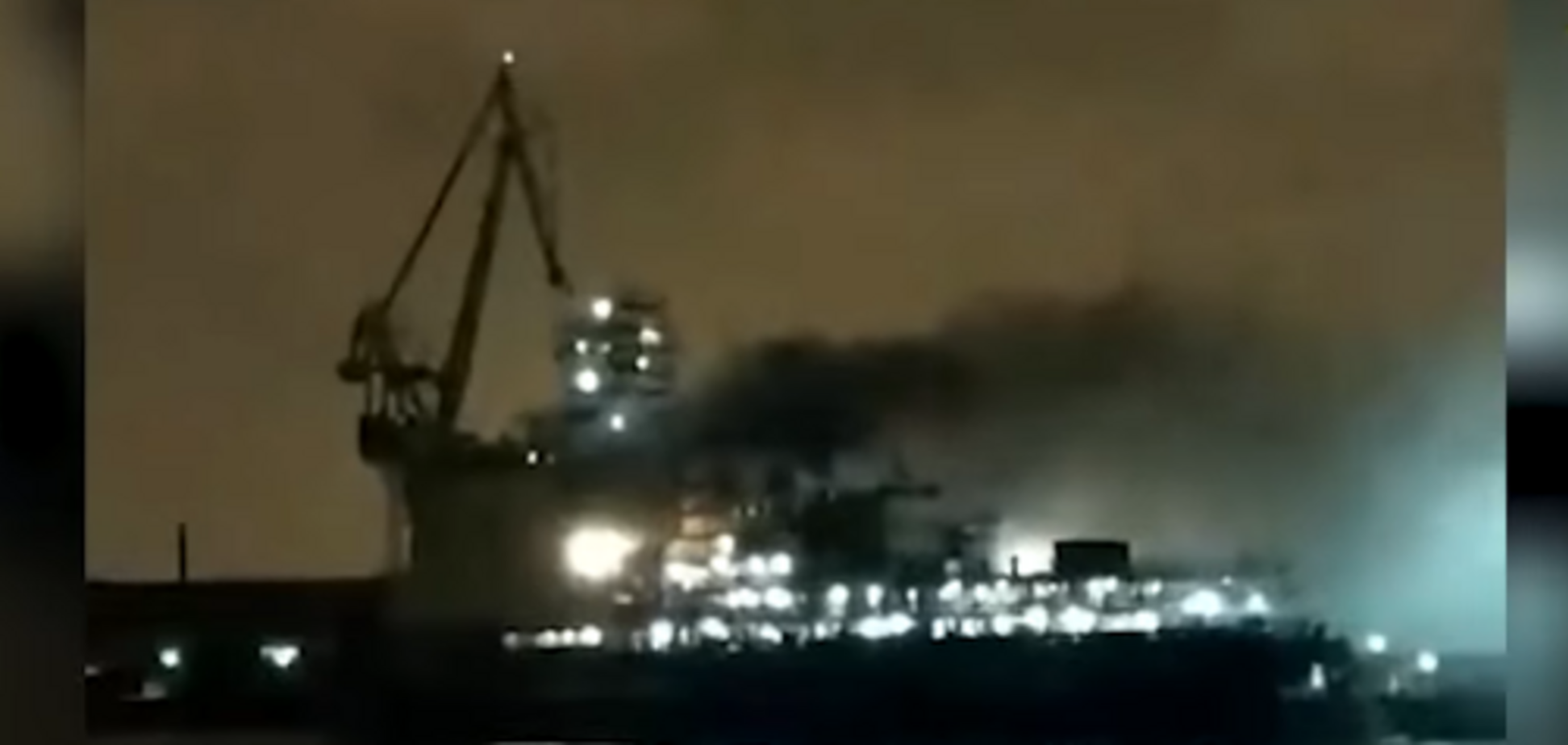 В России горел крупнейший ледокол 'Виктор Черномырдин': есть пострадавшие