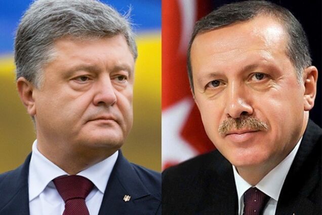 Президент України Петро Порошенко і президент Туреччини Реджеп Таїп Ердоган